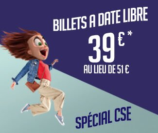 Billet futuroscope 39euros